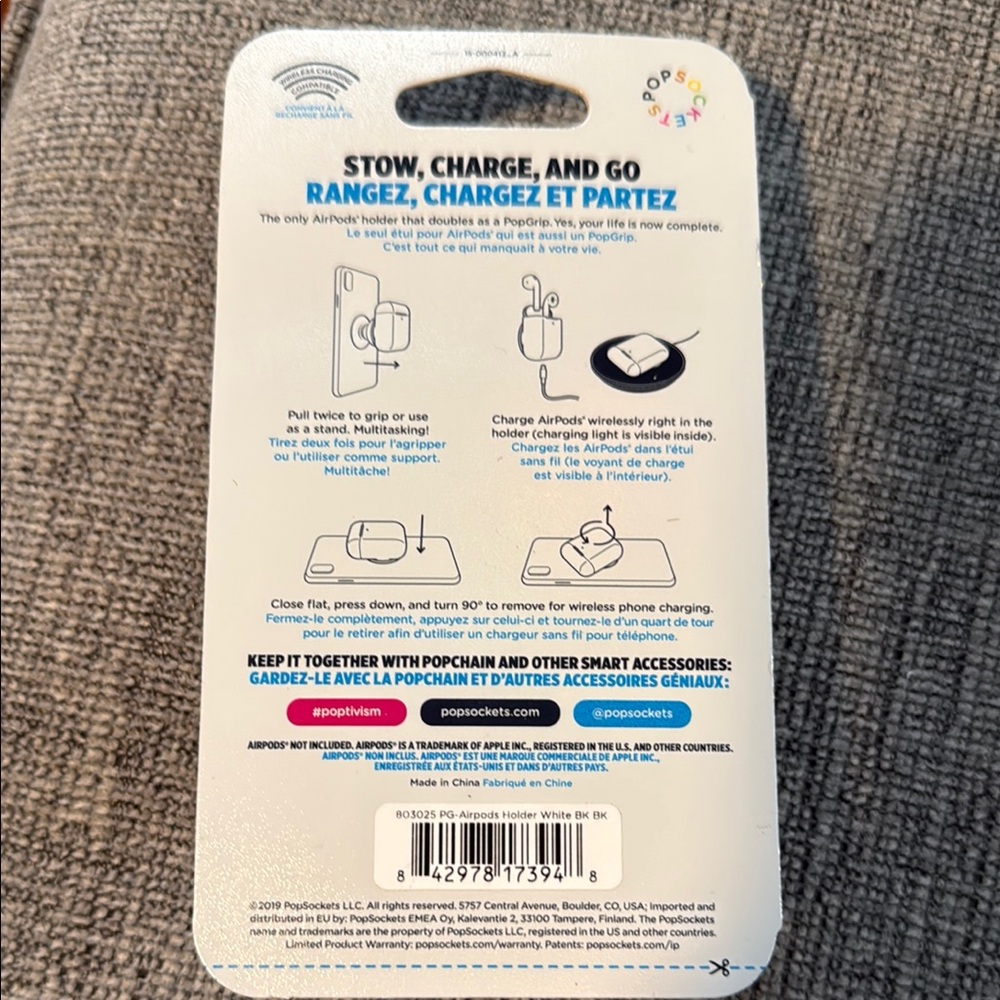 PopSocket PopGrip Cream Phone Grip - Picture 2 of 2